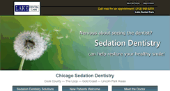 Desktop Screenshot of chicagosedationdentist.com